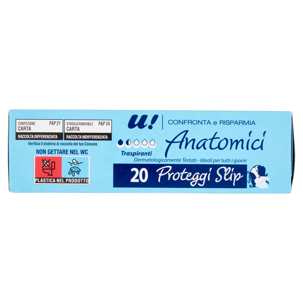20 Proteggi Slip Anatomici U! Confronta e Risparmia